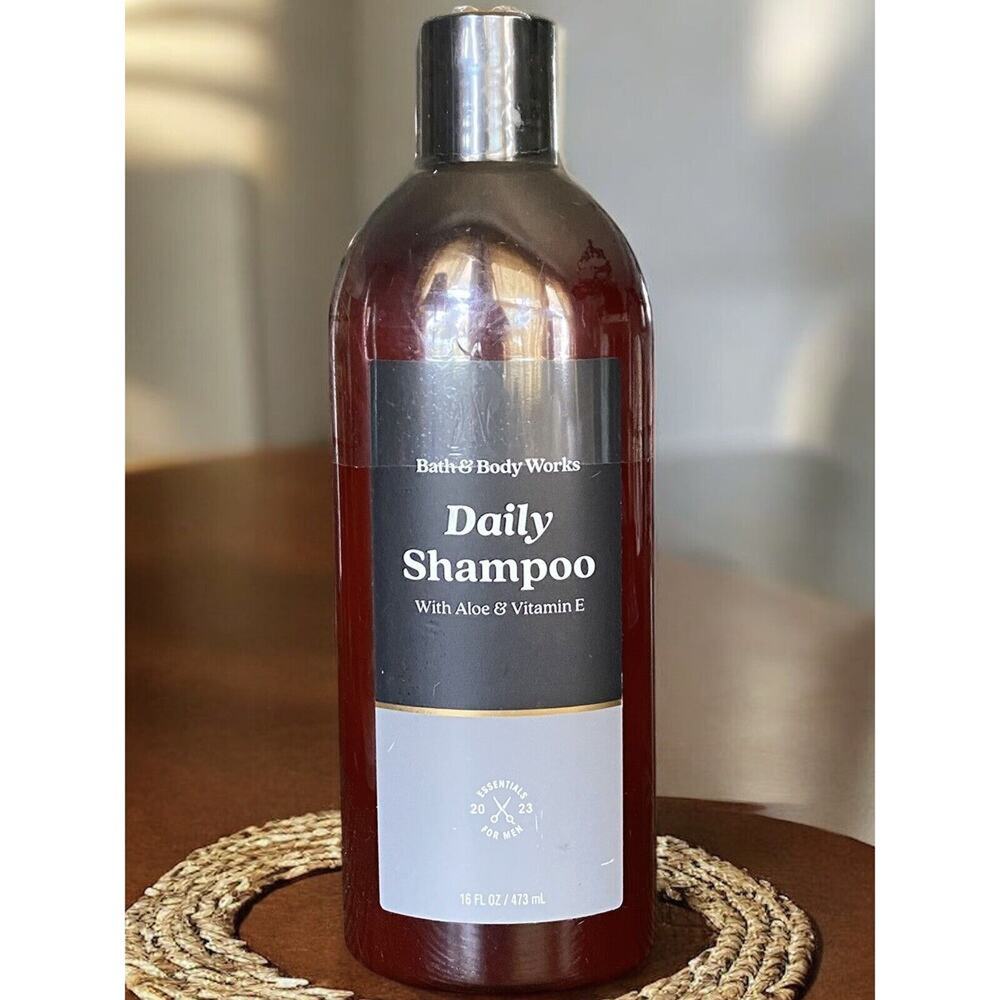 Bath and Body Works Men’s Daily Shampoo with Aloe & Vitamin E 16 Fl Oz